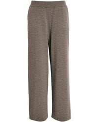 Johnstons of Elgin - Cashmere-Blend Coll Knitted Trousers - Lyst