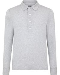 Tom Ford - Cotton-Cashmere-Silk Polo Shirt - Lyst