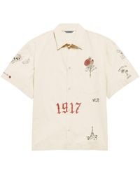 Balenciaga - Cotton Tattoo Short-Sleeve Shirt - Lyst