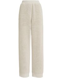 Brunello Cucinelli - Cotton-Blend Knitted Trousers - Lyst