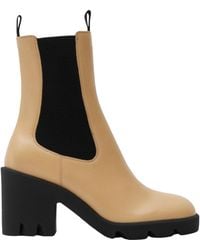 Burberry - Leather Stride Boots 85 - Lyst