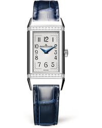 Jaeger-lecoultre - Stainless Steel And Diamond Reverso One Watch 20mm - Lyst