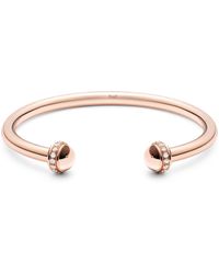 Piaget - Rose Gold And Diamond Possession Open Bangle - Lyst