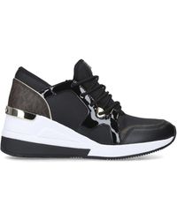 liv canvas and leather trainer