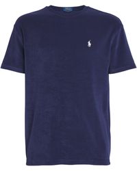 Polo Ralph Lauren - Cotton-Blend Terry Cloth T-Shirt - Lyst