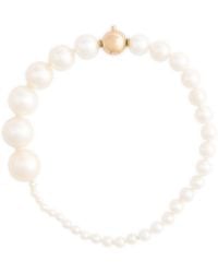 Sophie Bille Brahe - Yellow Gold And Pearl Peggy Bracelet - Lyst