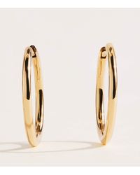 Harrods - Large Huggie Earrings - Lyst