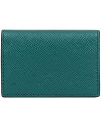 Smythson - Panama Leather Card Case - Lyst