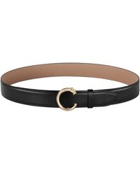 Cartier - Leather Panthère De Belt - Lyst