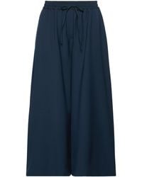 Weekend by Maxmara - Virgin Wool Drawstring Trousers - Lyst