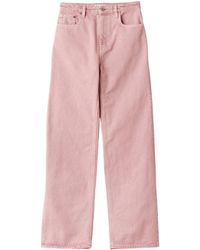 Miu Miu - High-Rise Straight Jeans - Lyst