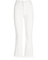 Mother - The Hustler Ankle Fray Jeans - Lyst