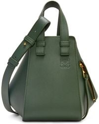Loewe - Leather Hammock Top-handle Bag - Lyst