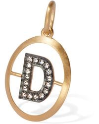 Annoushka - And Diamond Initial D Pendant - Lyst