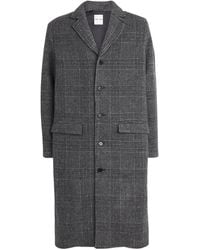 Samsøe & Samsøe - Wool-Blend Check Overcoat - Lyst