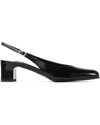 Jimmy Choo - Eyla 45 Leather Slingback Pumps - Lyst