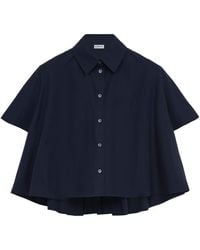 Loewe - Short-Sleeve Trapeze Shirt - Lyst