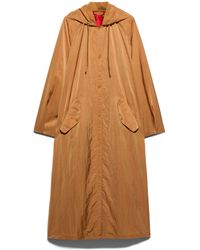 MAX&Co. - Hooded Longline Raincoat - Lyst