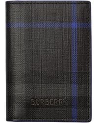 Burberry - City Check Folding Card Holder - Lyst