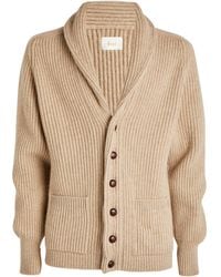 Harrods - Cashmere Shawl-Collar Cardigan - Lyst