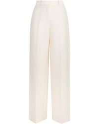 JOSEPH - Pleated Mitae Trousers - Lyst