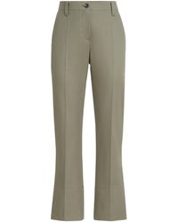 Brunello Cucinelli - Stretch-Cotton Flared Trousers - Lyst
