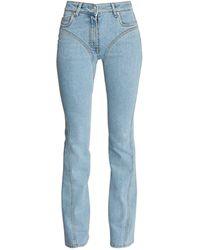 Mugler - Crystal-embellished Flared Jeans - Lyst