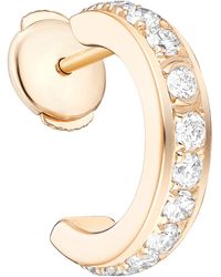 Piaget - Rose Gold And Diamond Possession Single Earring - Lyst
