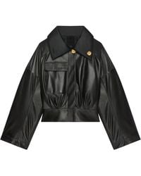 Givenchy - Leather Bomber Jacket - Lyst