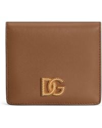 Dolce & Gabbana - Calfskin French Flap Wallet - Lyst