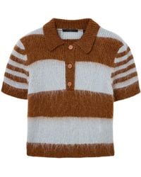 AllSaints - Mohair-Wool Clem Polo Sweater - Lyst