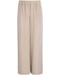 LIBEROWE - Pinstripe Palazzo Trousers - Lyst