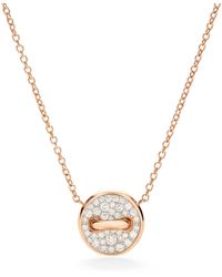 Pomellato - Diamond And Mother-Of-Pearl Pom Pom Dot Necklace - Lyst