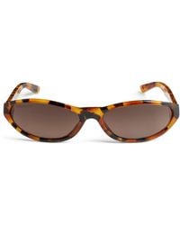 Balenciaga - Tortoiseshell Neo Round Sunglasses - Lyst