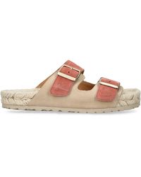 Manebí - Suede La Havana Sandals - Lyst