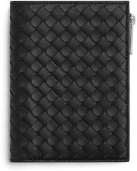 Bottega Veneta - Leather Intrecciato Piccolo Passport Case - Lyst