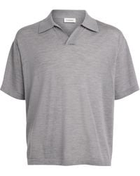FRAME - Wool-Cashmere Superfine Polo Shirt - Lyst