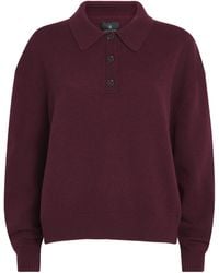 Anine Bing - Cashmere Lee Polo Sweater - Lyst