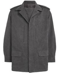 Yohji Yamamoto - Cotton Twill Padded Jacket - Lyst