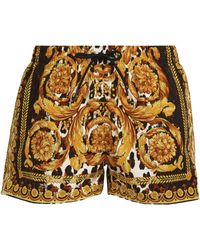 greca border baroque swim trunks