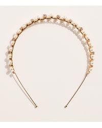 Jennifer Behr - Crystal And Pearl Embellished Corisande Tiara - Lyst