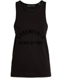 Fear Of God - Logo Print Tank Top - Lyst