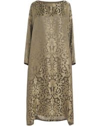 Eskandar - Metallic Jacquard Midi Dress - Lyst