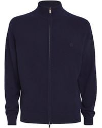 Harrods - Cashmere Zip-Up Sweater - Lyst