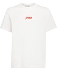 JW Anderson - Cotton Logo-Embroidered T-Shirt - Lyst