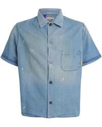 GALLERY DEPT. - Denim Distressed Bartz Shirt - Lyst