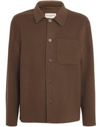 Officine Generale - Wool Overshirt - Lyst