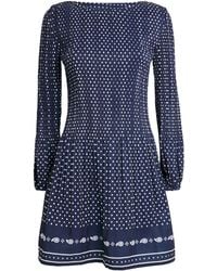 Maje - Polka Dot Print Mini Dress - Lyst