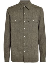 Rick Owens - Wool Overshirt - Lyst