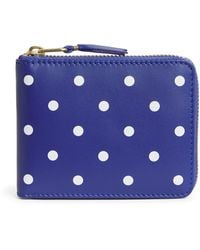 Comme des Garçons - Leather Polka-Dot Zipped Wallet - Lyst